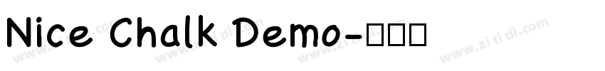 Nice Chalk Demo字体转换